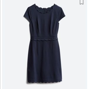 41 Hawthorn Salome Scallop Detail Knot Dress